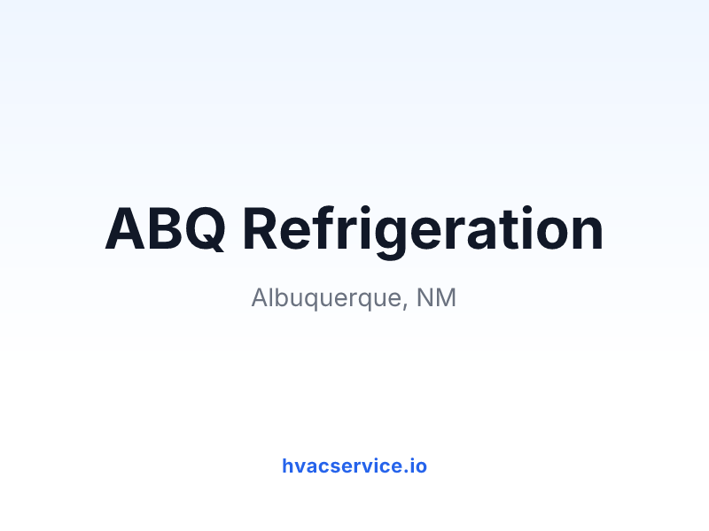 ABQ Refrigeration