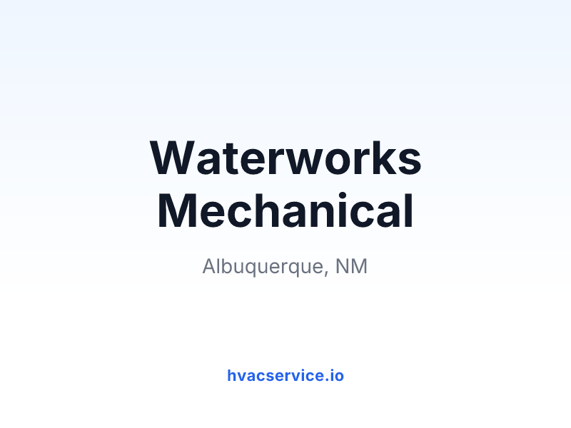Waterworks Mechanical