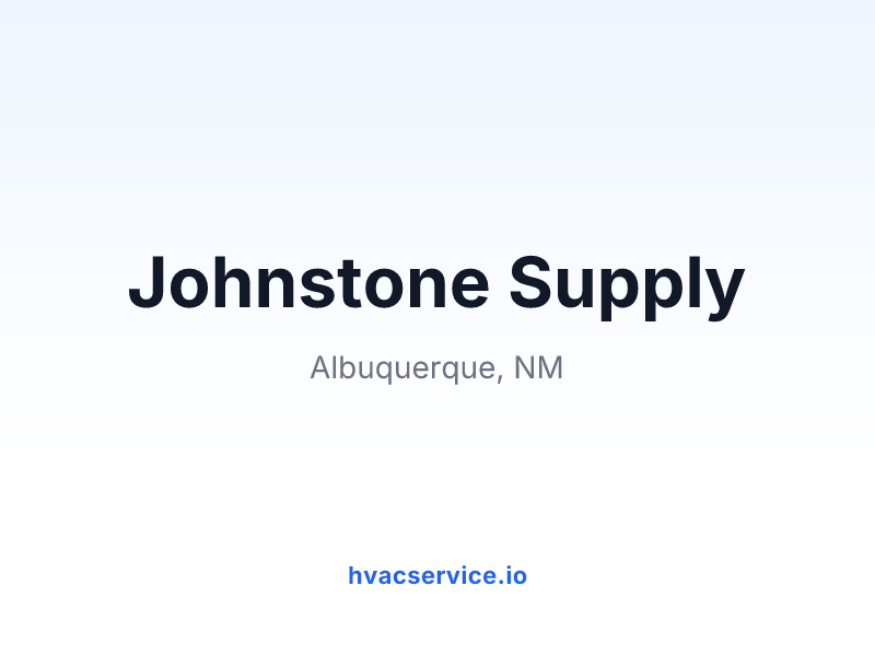 Johnstone Supply