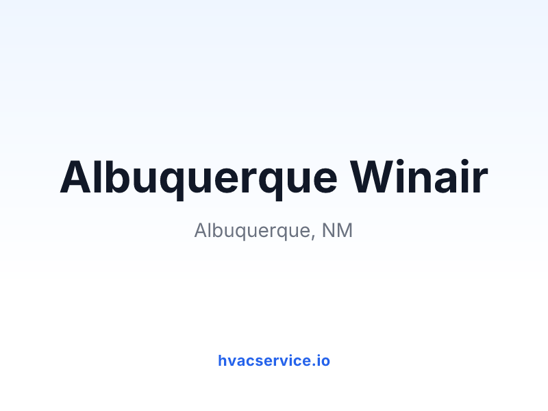 Albuquerque Winair