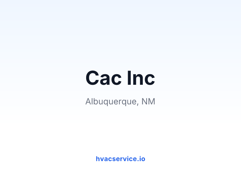 CAC, Inc.