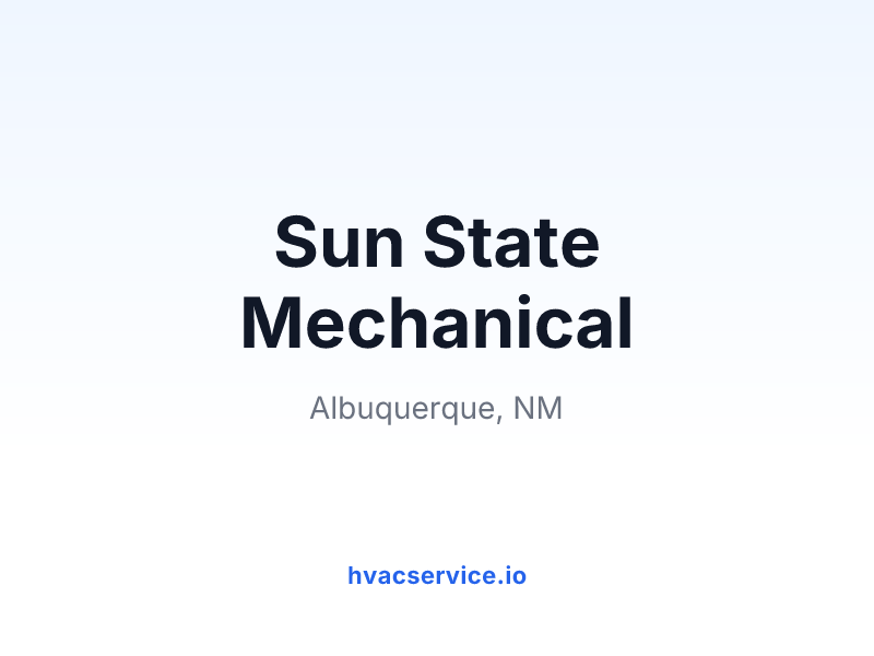 Sun State Mechanical