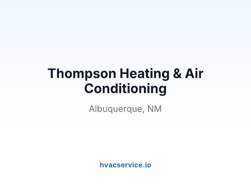 Thompson Heating & Air Conditioning