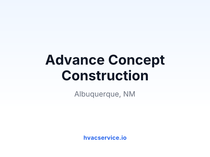 Advance Concept Construction