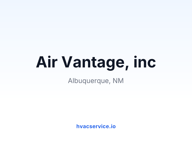 Air Vantage, inc