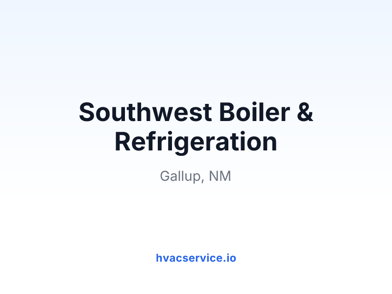 Southwest Boiler & Refrigeration
