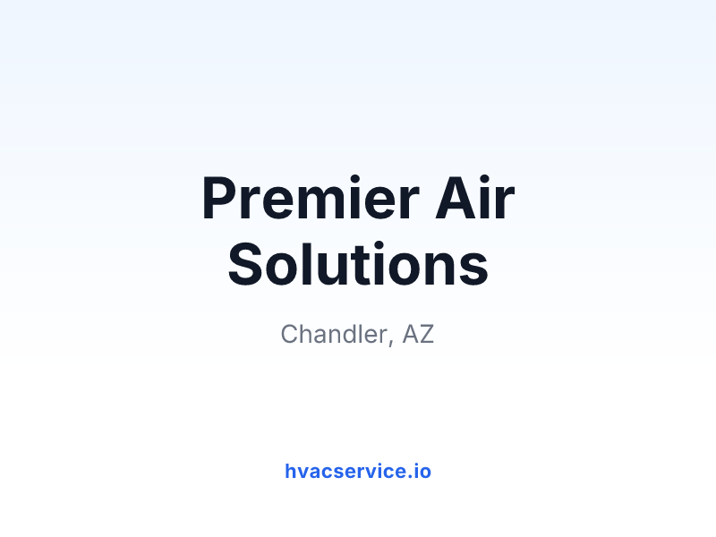 Premier Air Solutions