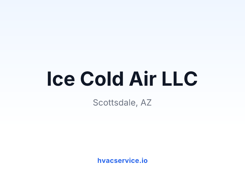 Ice Cold Air LLC