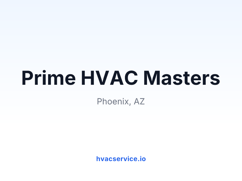 Prime HVAC Masters