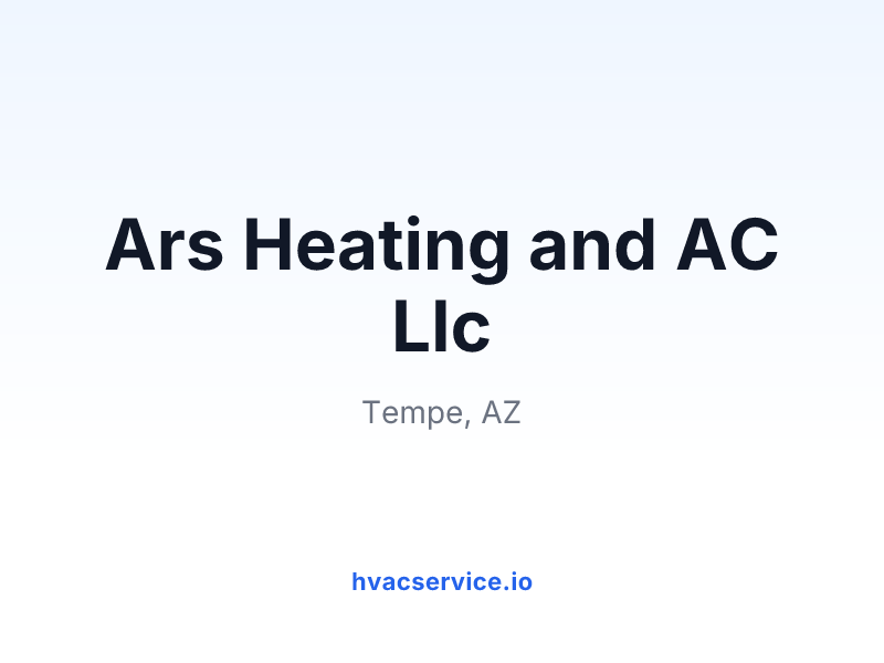 Ars Heating and AC Llc