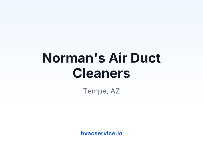 Norman's Air Duct Cleaners