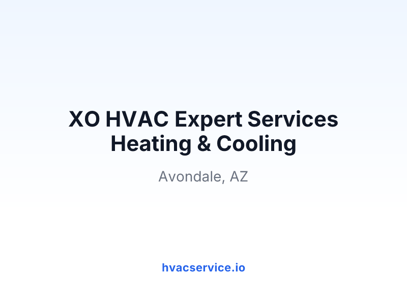 XO HVAC Expert Services Heating & Cooling
