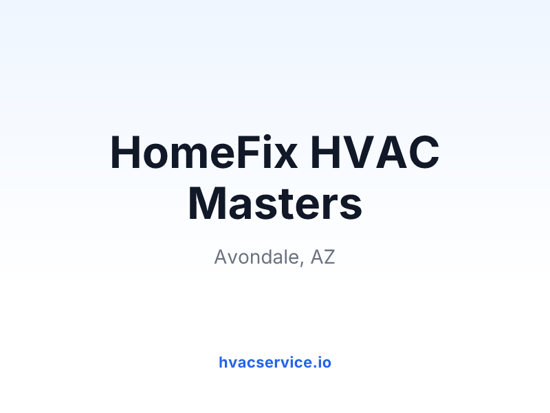 HomeFix HVAC Masters
