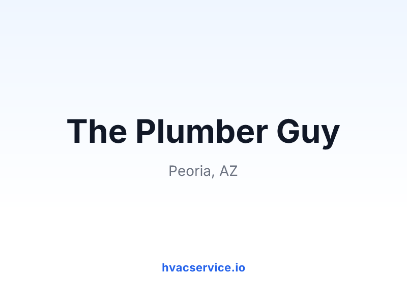 The Plumber Guy