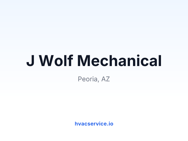 J Wolf Mechanical