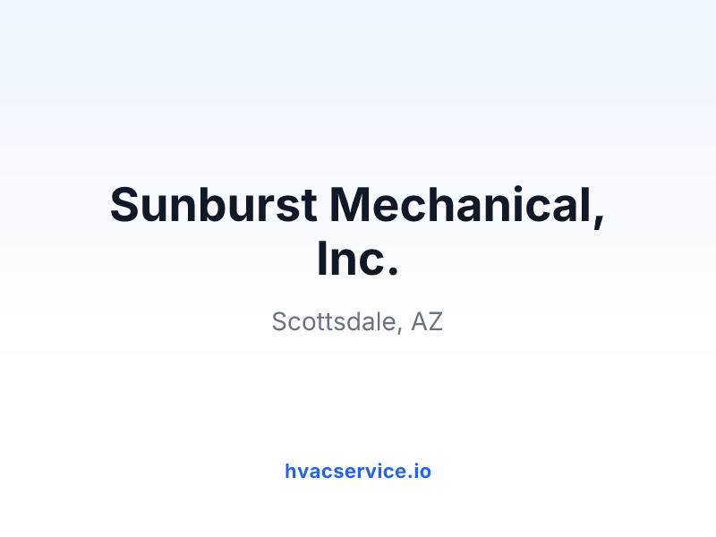 Sunburst Mechanical, Inc.