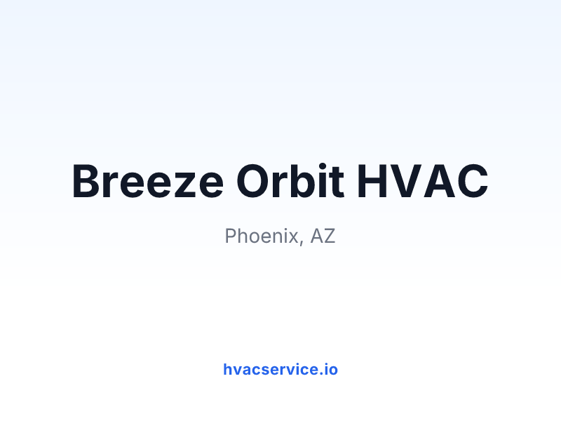 Breeze Orbit HVAC