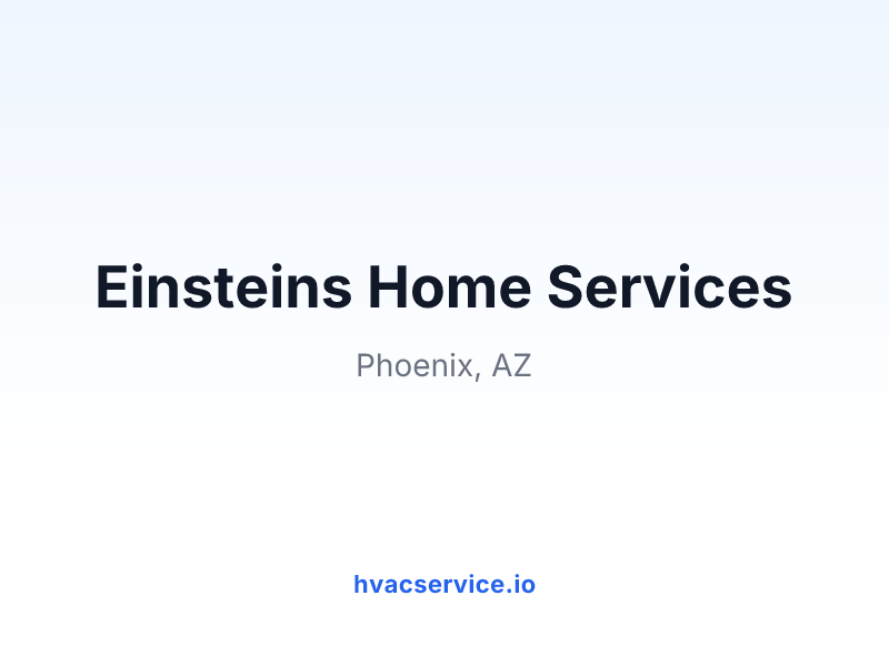 Einsteins Home Services