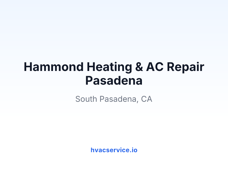 Hammond Heating & AC Repair