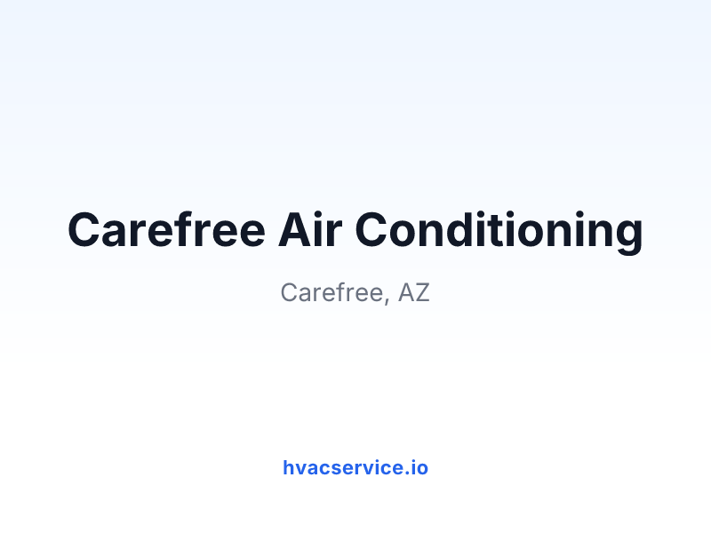 Carefree Air Conditioning