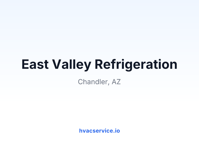 East Valley Refrigeration