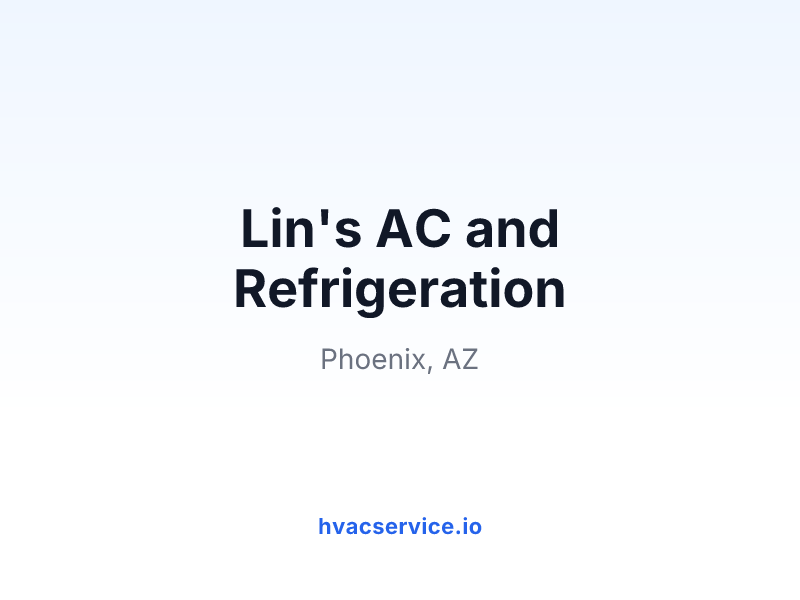 Lin's AC and Refrigeration