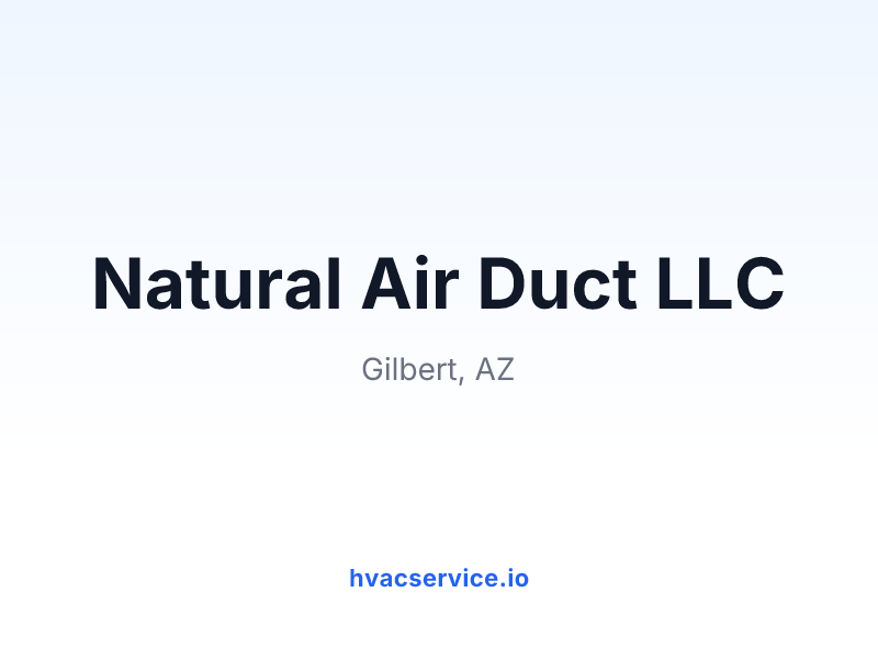 Natural Air Duct LLC