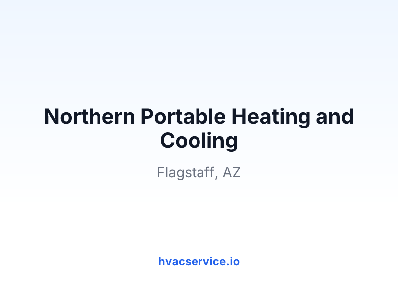 Northern Portable Heating and Cooling