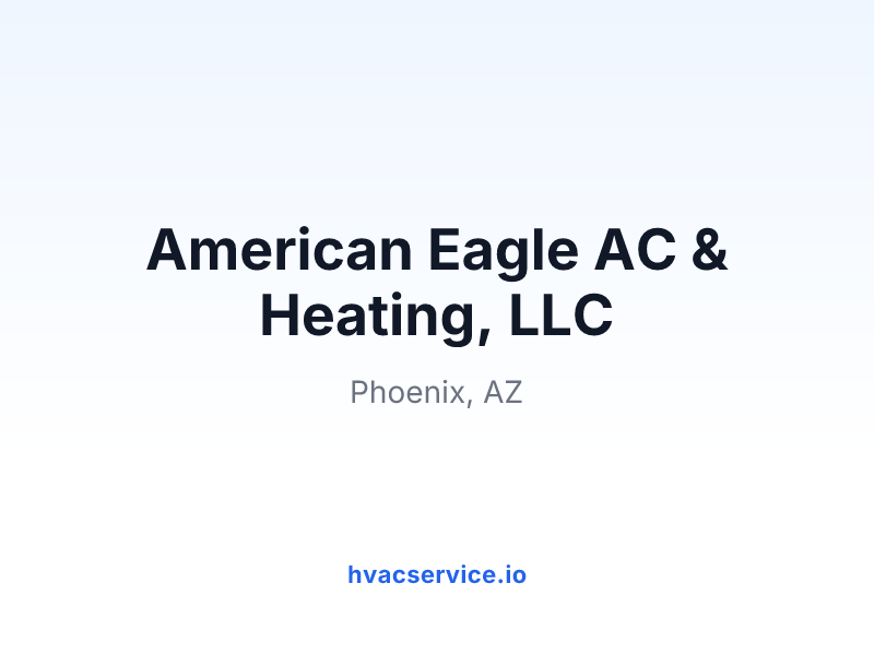 American Eagle AC & Heating, LLC