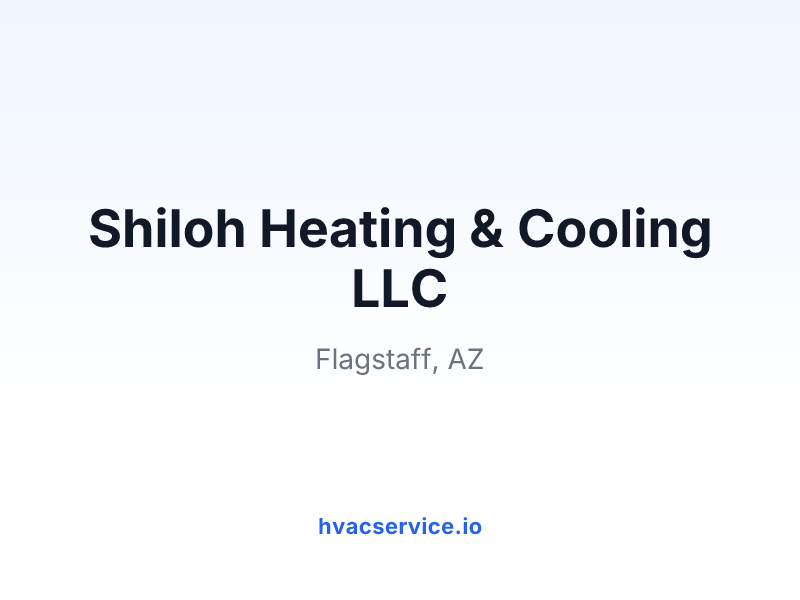Shiloh Heating & Cooling LLC