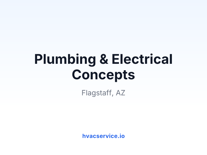 Plumbing & Electrical Concepts