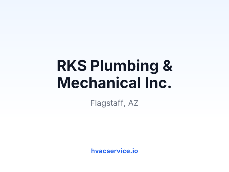 RKS Plumbing & Mechanical Inc.