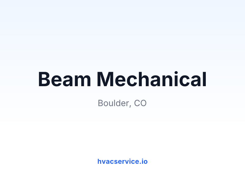 Beam Mechanical
