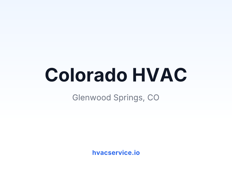 Colorado HVAC
