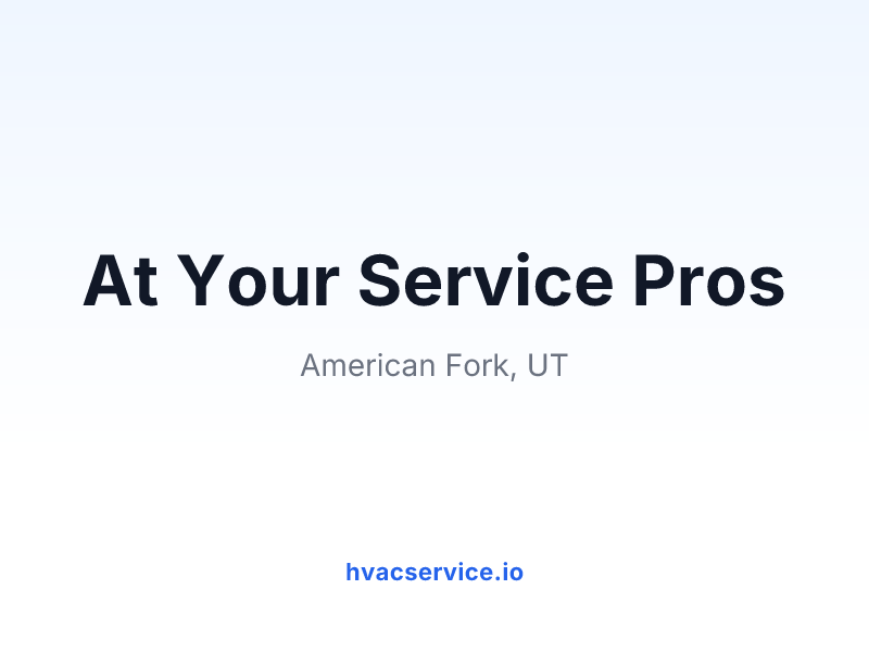 At Your Service Pros