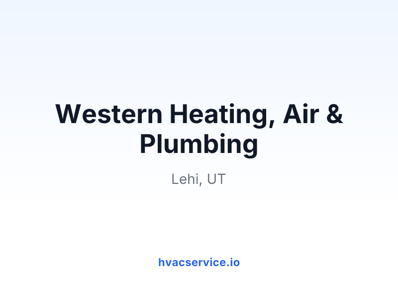 Western Heating, Air & Plumbing