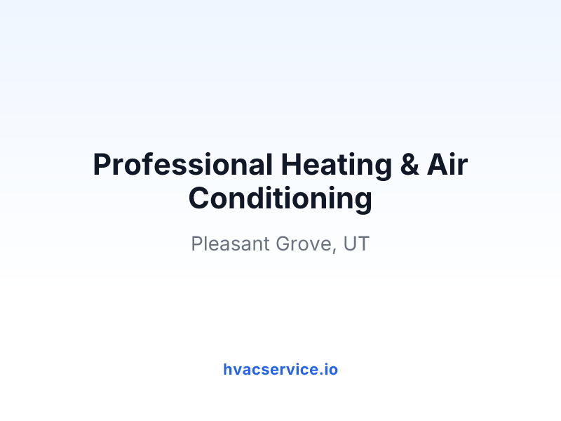 Professional Heating & Air Conditioning