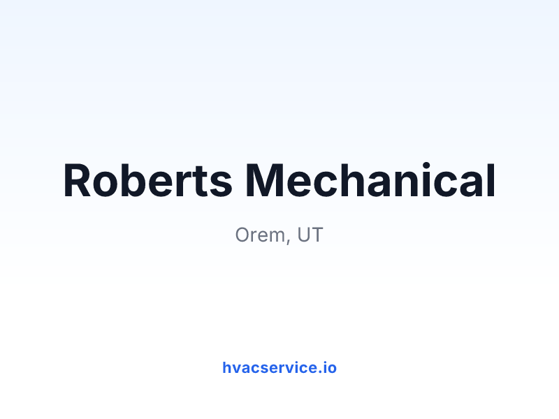 Roberts Mechanical