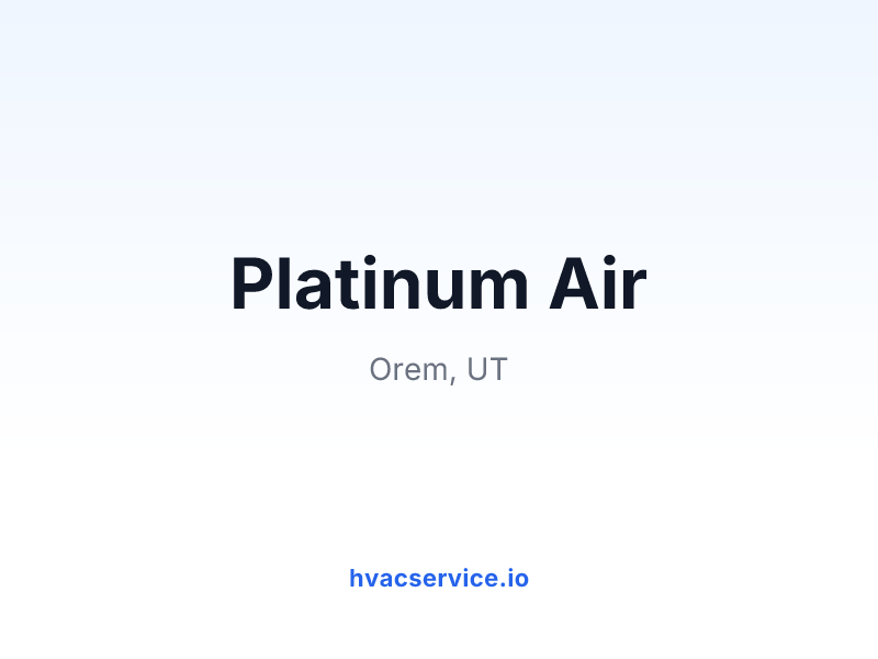 Platinum Air Heating & Cooling