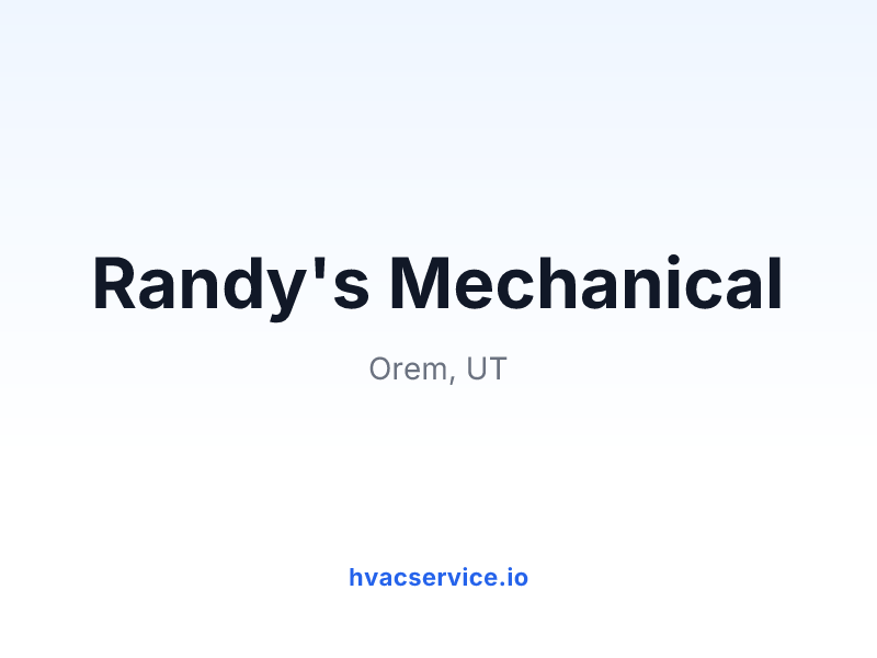 Randy's Mechanical