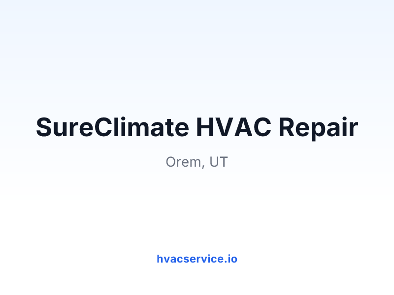 SureClimate HVAC Repair