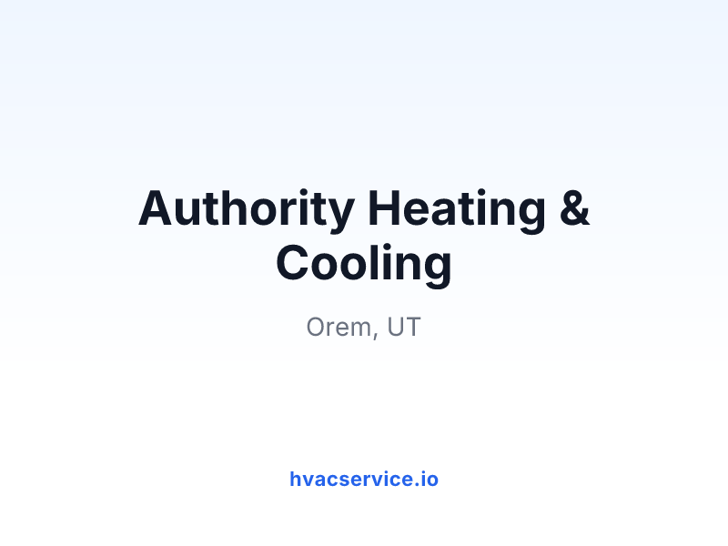 Authority Heating & Cooling