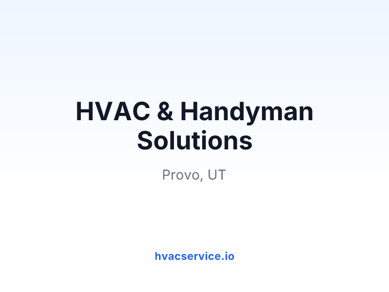 HVAC & Handyman Solutions