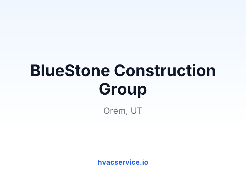 BlueStone Construction Group