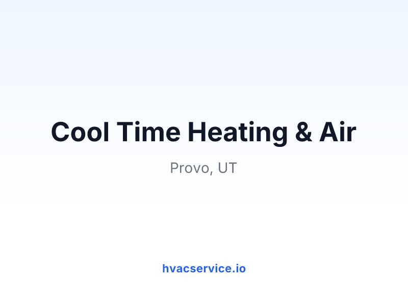 Cool Time Heating & Air