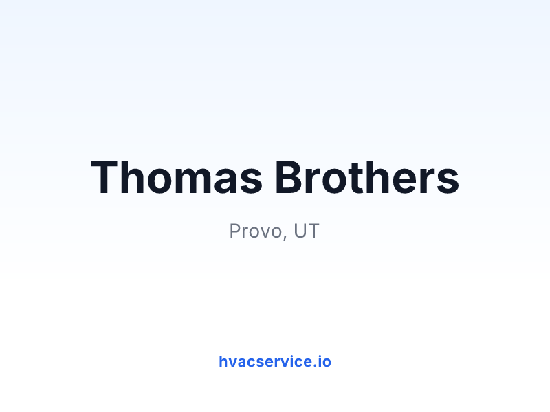 Thomas Brothers