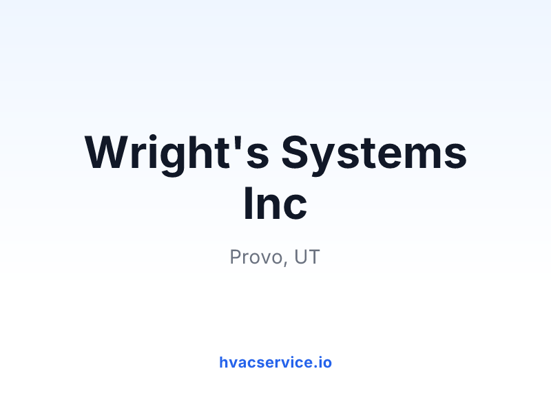 Wright's Systems Inc