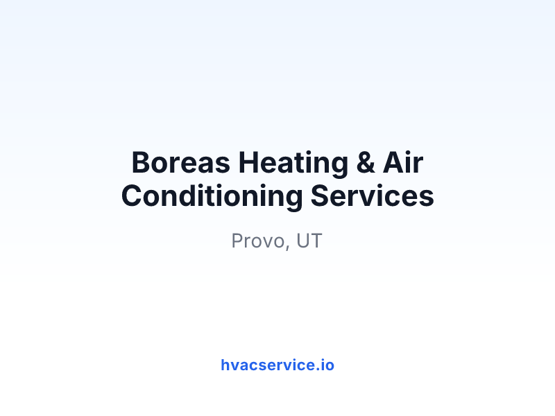 Boreas Heating & Air Conditioning Services