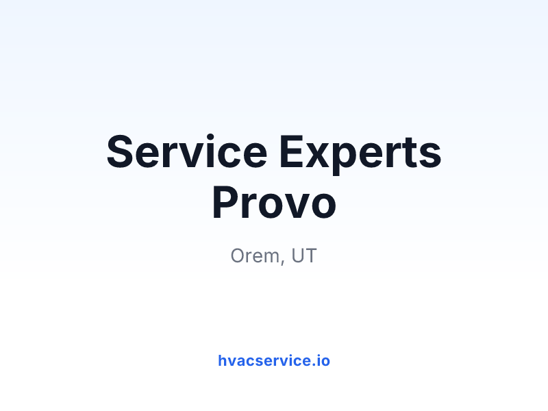 Service Experts Provo