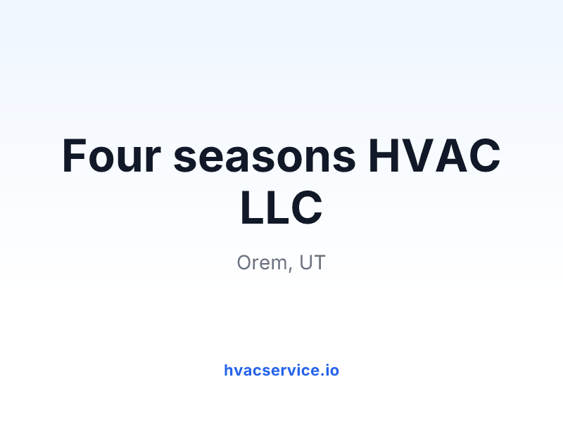 Four seasons HVAC LLC